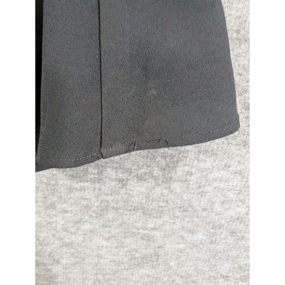Cyntha Skirt Lined Black Pleated with Zipper Detail Womans Size 8 Flaw - Picture 6 of 12